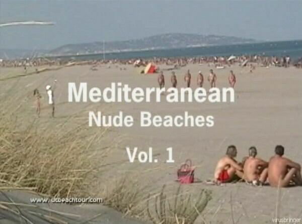 Nudist beach of Mediterranean of video