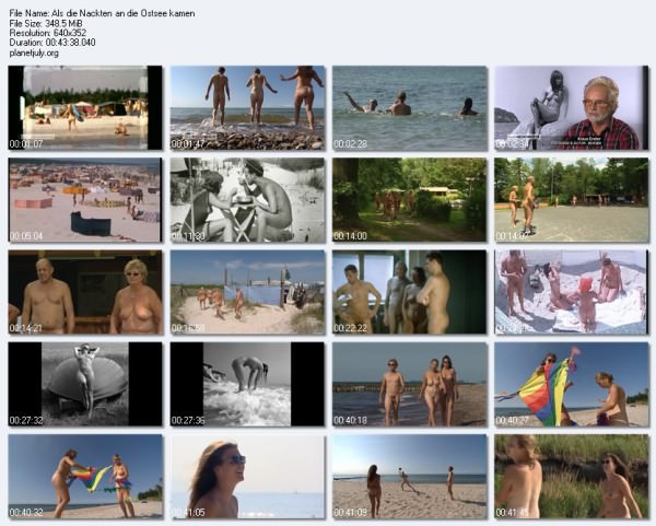 Video nudism in Germany - Als die to see naked an die Ostsee kamen