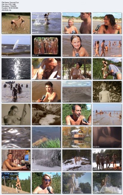 Video about family nudism in Ukraine - Dressed sun