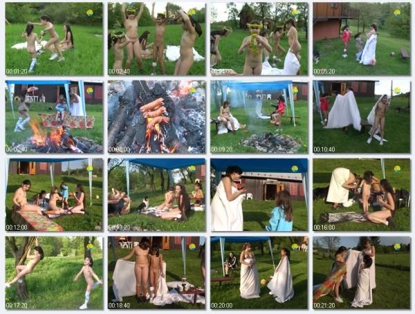 Family naturism video - With Mum at the Cottage