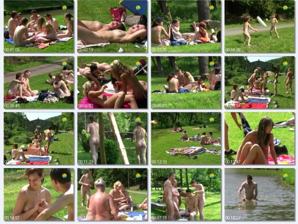 Bathing in a Bahnak-Family Naturism