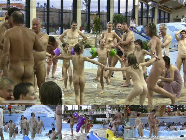 Nudists in an aquapark (Purenudism HD video)