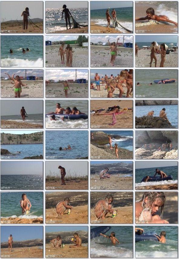 Naked Tracks Across the Crimea - family nudism video