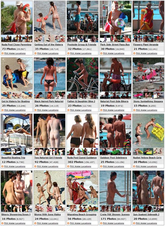 FKK water locations (set 7) - family nudism Purenudism