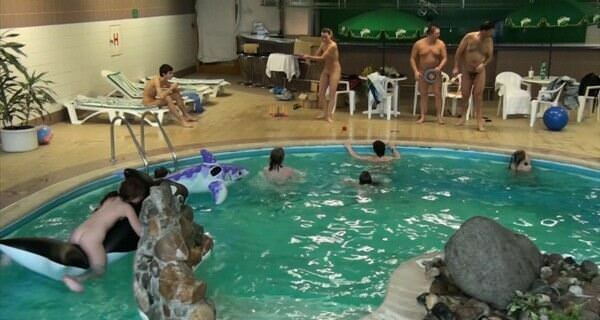 Naturism in the pool (Purenudism HD Video)