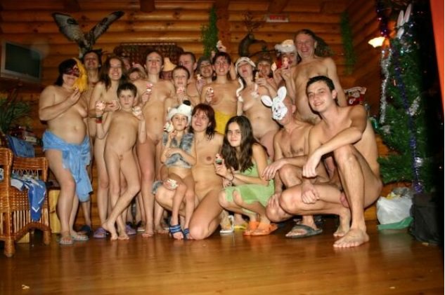 Nudists celebrate new year