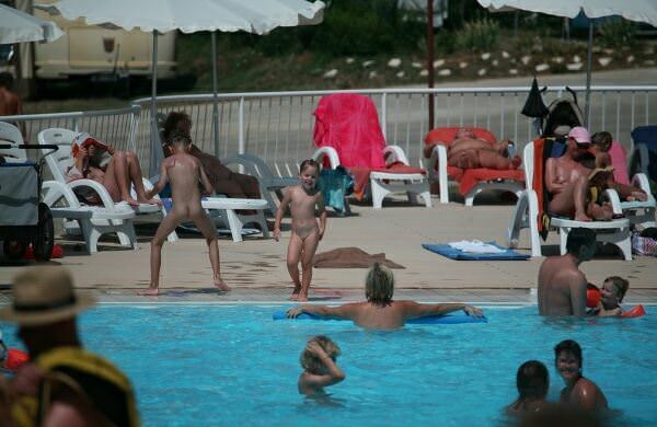 The nudist resort in Europe