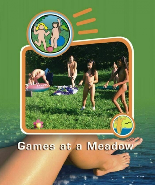 Family nudism video - Games at a Meadow