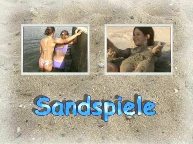 Sandspiele - games of two girls of nudists on a beach - Purenudism video