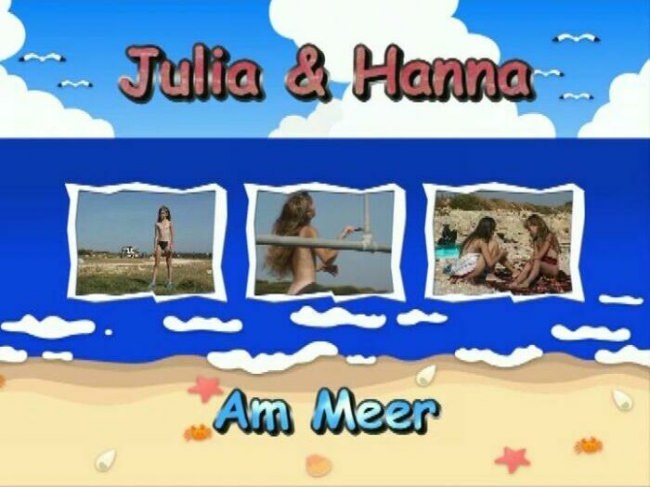 Family naturism video - Julia and Hanna am Meer