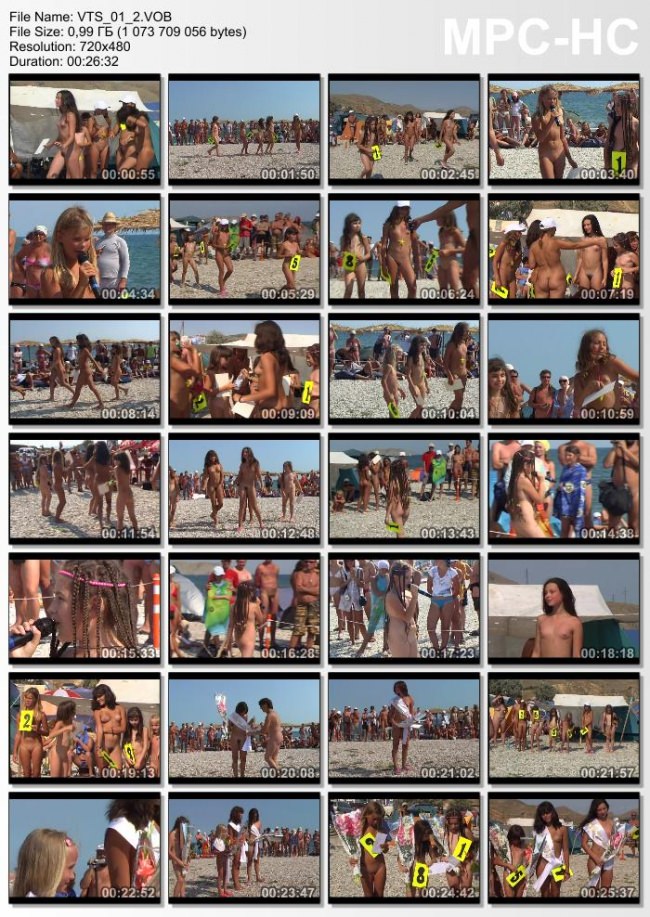 Family nudism Koktebel - Family Beach Pageant part 1