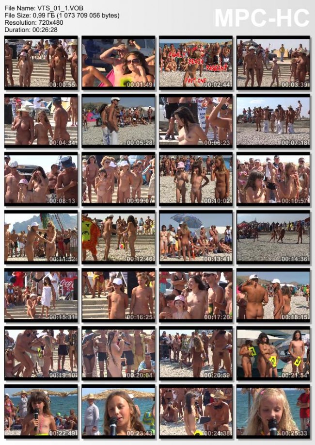 Family nudism Koktebel - Family Beach Pageant part 1