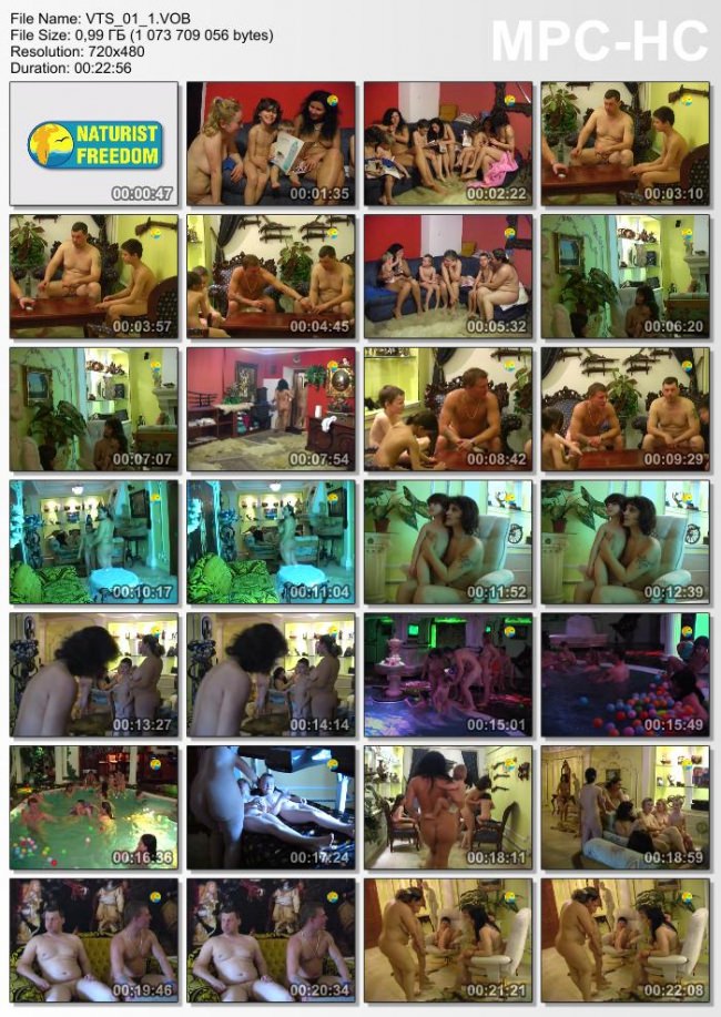 Naturism family video - One Day at ?he Castle Fantasia